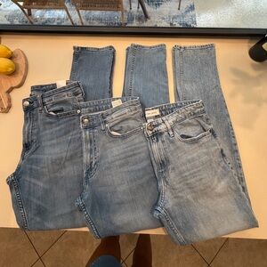 Bundle of 3 Calvin Klein Jeans Light Blue slim fit size W31xL32